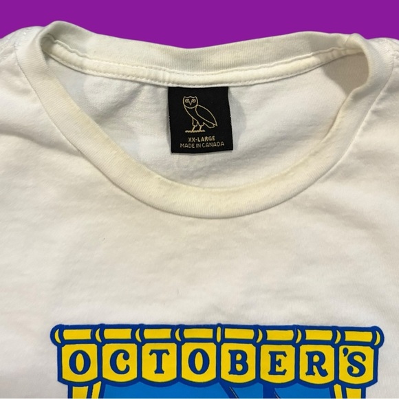 White Graphic Tee with Colorful Design - Picture 5 of 5